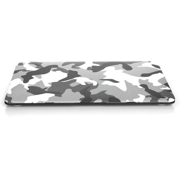 Cover til Macbook 12-tommer - Camouflage hvid, sort & grå Vit, svart &amp; grå