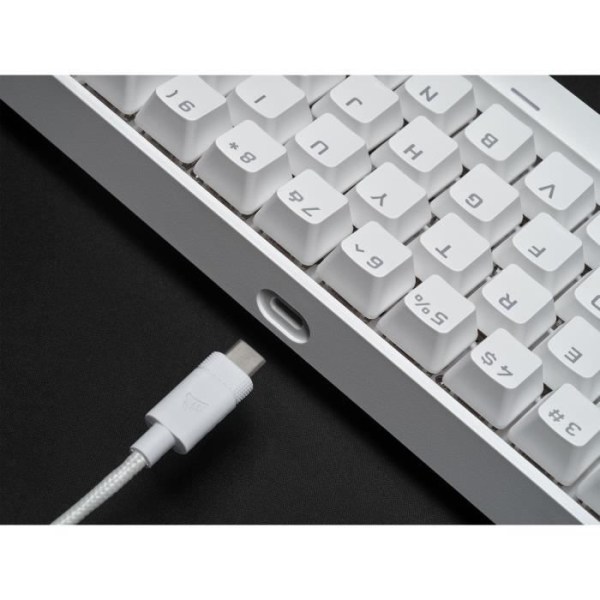 Corsair Keyboard K65 RGB Mini 60 % Mechanical Gaming White (CH-9194110-Fr)