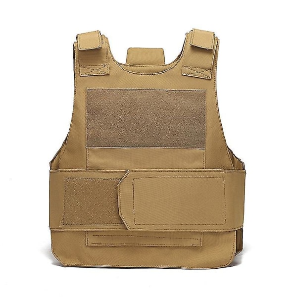 Tactical Army Vest Down Body Armor Plate Tactical Airsoft Carrier Väst Khaki