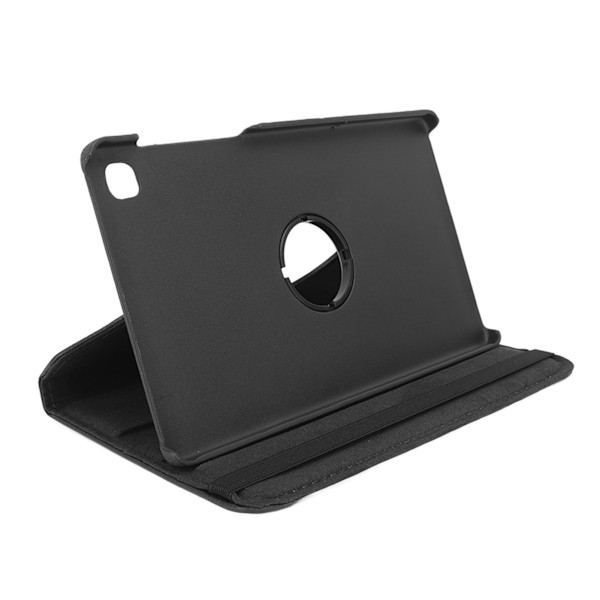 Beskyttende nettbrettveske i imitert skinn, roterbart nettbrettdeksel for Galaxy Tab A7 Lite T220 T225 8,7 tommer nettbrett, svart