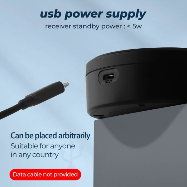 Trådlös dörrklocka, USB driven IP55 vattentät dörrklocka