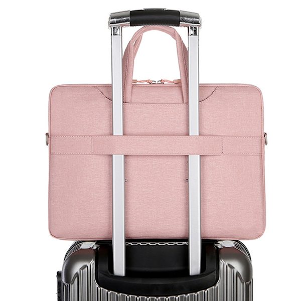 Laptop-skulderveske Kompatibel med 14\" laptop med polyester pink
