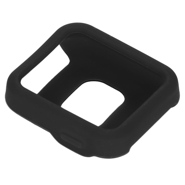 Älykellon suojus, täysreunainen silikonipuskurikotelo, iskunkestävä Mi Watch Lite -kellolle ja Redmi-älykellolle, musta