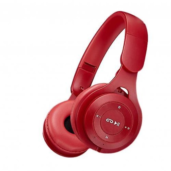 Trådløse hodetelefoner Barn hodetelefoner Barn Bluetooth Headset Barn hodetelefoner Barn hodetelefoner Hodetelefoner Bluetooth barn hodetelefoner Red