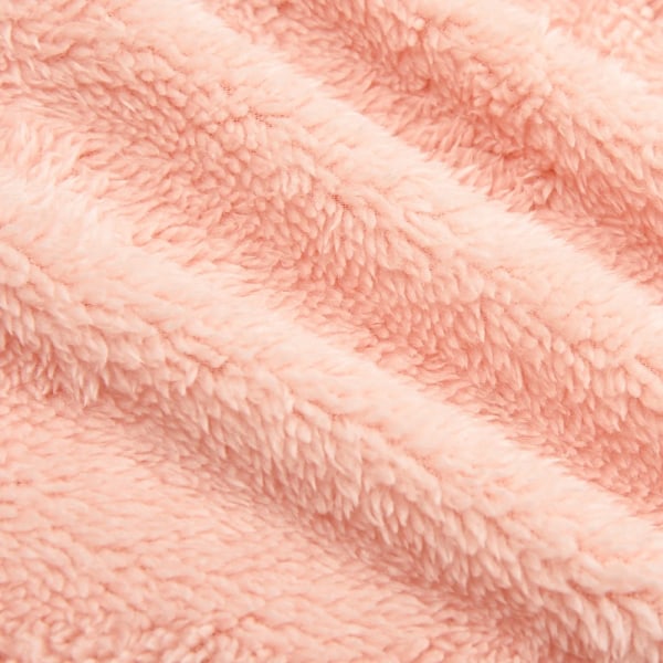 Varme fleecebukser Dame Casual Hjemmebukser Korallrød ekstra stor rosa pink extra large