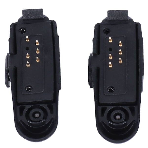 2 st Walkie-Talkie 7-Pin till 2-Pin Headset Adapter Portabel Ljudheadsetadapter för GP328 GP340