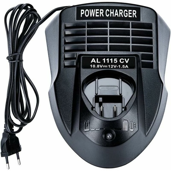 AL1115CV 10,8V 12V 1,5A Lithium-ion batteriladdare Power för Bosch Li-ion borr/drivare BC430 BC330, 2 607 336 996 BAT411 BAT412A