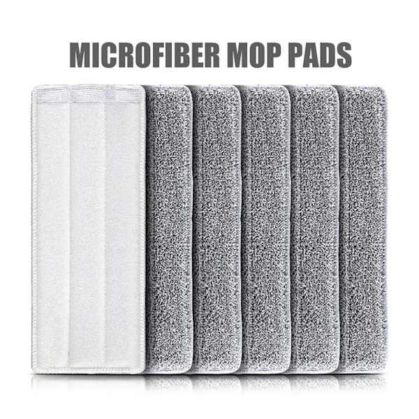 Microfiber Floor Cleaning Cloth Replace Mop Head Squeeze Rags Self Wring Pads Washing Spray Dry and Wet for Home Accessories 32X11cm Single side