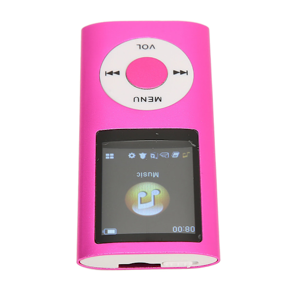 1.8 tuuman soitin tukee muistikorttia erittäin ohutta LCD MP3-soitinta Bluetoothilla opiskelijoille juoksuun ja kävelyyn