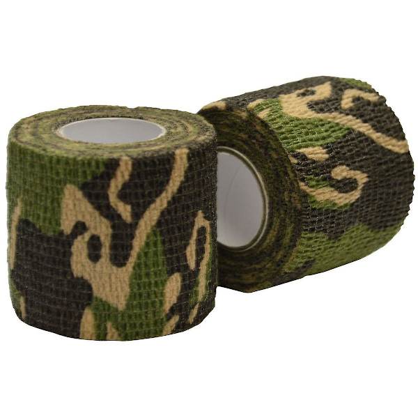 Camo Adhesive Vahva Joustava Paksutettu Vedenpitävä Kangasnauha Itseliimautuva Korjausside, 3kpl