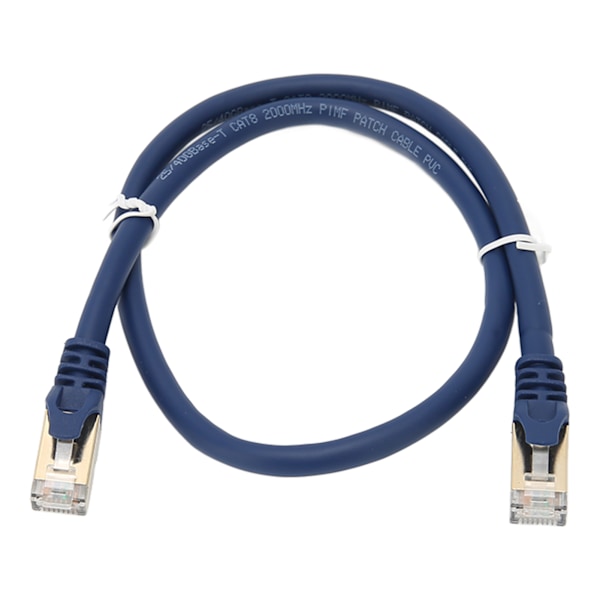 Nätverkskabel 40Gbps 2000MHz 0.5m Höghastighets Cat 8 Ethernet-kabel för PS5 för PS4 Ethernet Switch Router Modem