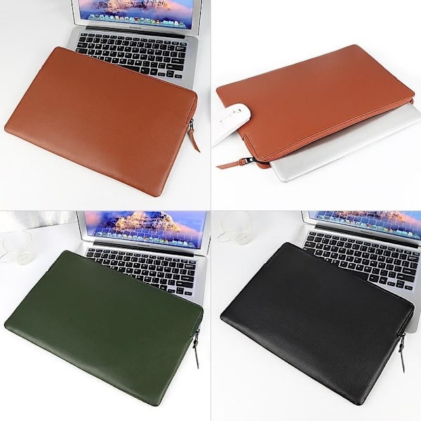 Laptop taske computer sleeve/etui til laptop bærbar computer grøn 15,6 tommer