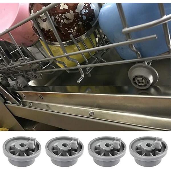 Set med 4 diskhjul för nedre ställ, diskhjul för Siemens, Bosch 165314