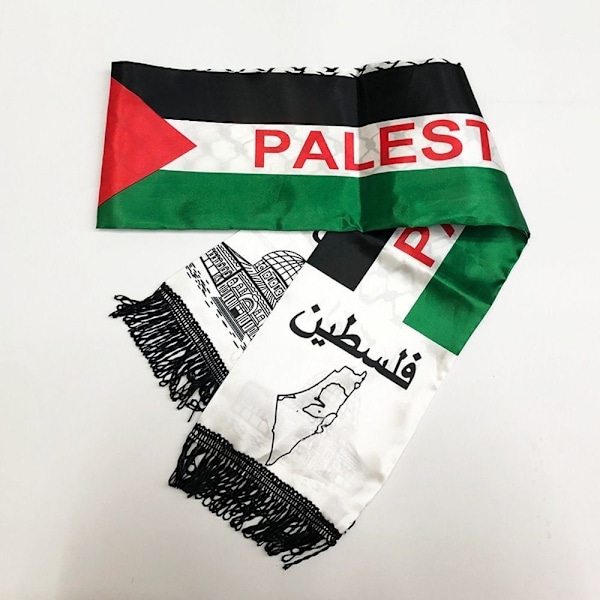 Palestina Flag Scarf Palestina National Flag Halsduk 1 1 1