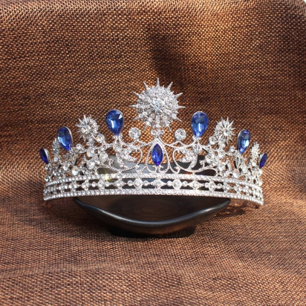 Tiara Bryllupsbryllup Rhinestone Crown Tiara Pandebånd