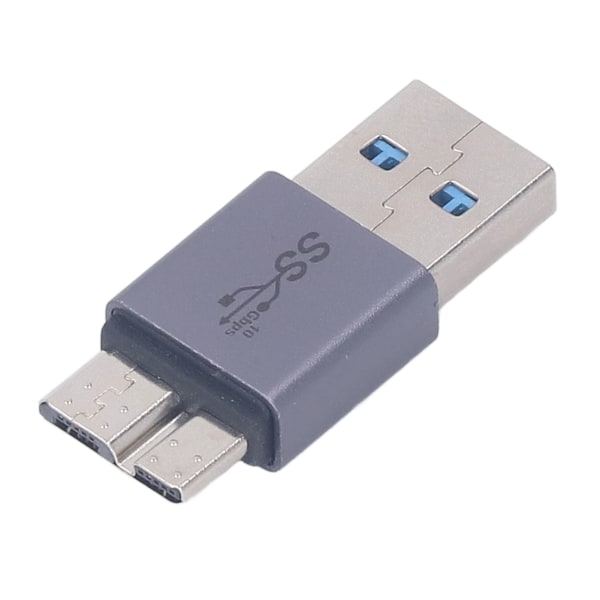 Micro B till A Hane Adapter 10GB Maximal Överföringshastighet Micro B Adapter för Dataöverföring Laddning Universell Kompatibilitet