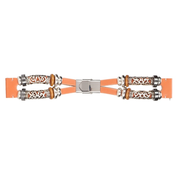 Retro Personlighet Smart Klockarmband Läder DIY Armbandsur Ersättning med Skruvmejsel för Amazfit GTS 3 Brun