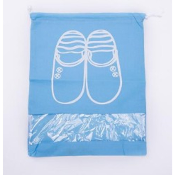 Skoväska 15 delar, ventilerande non-woven skoöverdrag med genomskinlig D