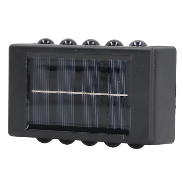 Opp Ned LED Solar Vegglampe IP65 Vanntett Dobbel Ende Solcelledrevet Vegglampe 600mAh