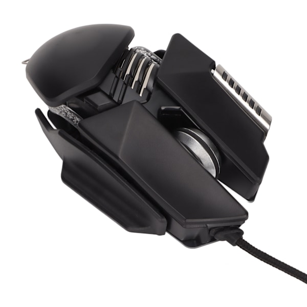 Mekanisk Mus 12800 DPI Ergonomisk Udtrækkelig Justering RGB USB Sort 6D Knap Gaming Kablet Mus