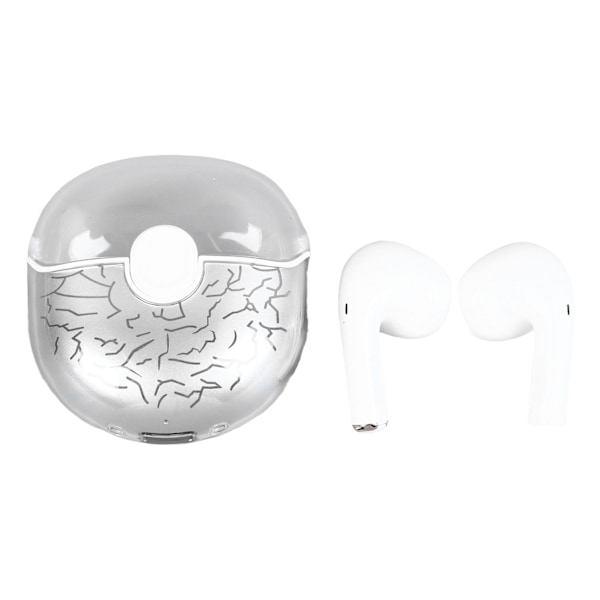 Trådløse ørepropper Stilig Klar Sprekket Tekstur Støyreduserende HiFi Stereo Bluetooth-øretelefoner for Musikk og Samtaler
