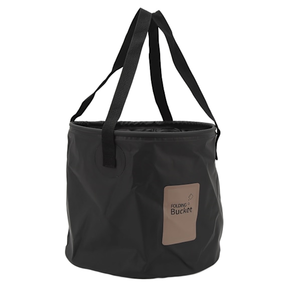 20L Portabel Campinghink PVC Vikbar Vattenhink Hög Kapacitet Hopfällbar Behållare för Utomhusaktiviteter Svart