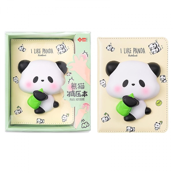 Dekompression Panda Color Page Book Hand Ledger Notebook