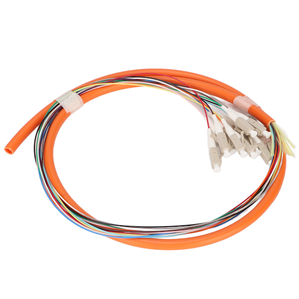 Fiber Pigtail 12-tråds Multimode Stabil Fiber Pigtail-kabel for Instrumenteringskommunikasjonssystem Lokalt nettverk
