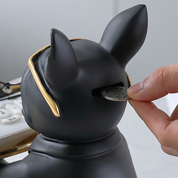 Bulldog Skulptur Hund Statue ROSA