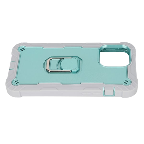 Ripebestandige Armor-deksler med stativ for IPhone 13 Pro Max mobiltelefoner Armor Protect Case (GråGrønn)