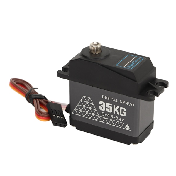 35kg Högt Vridmoment RC Servo Vattentät Digital Metall Servo för 1/8 1/10 1/12 Fjärrkontroll Bil Robotar