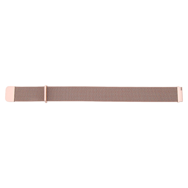 20mm Metallnett Klokkereim Rustfritt Stål Hurtigutløser Generell Klokkerem for Galaxy Watch for Vivoactive HR for Amazfit GTS 2 Mini Rose Gull