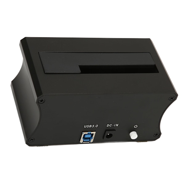 HDD Docking Station USB3.0 5Gbps Multifunksjonell SSD Dockingstasjon SSD Dock for 2.5in 3.5in HDD SSD 110‑240V for Windows EU Plugg
