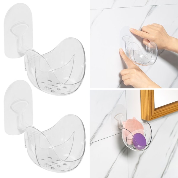 Puffholder Beauty Egg Oppbevaringsstativ 2 stk 2pcs