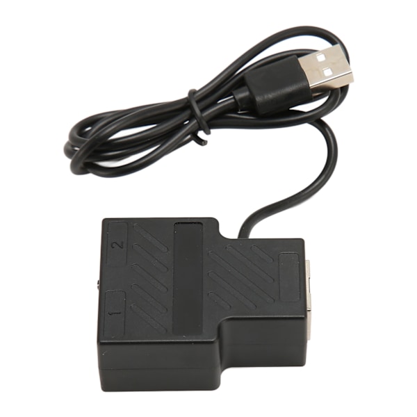 100Mbps Ethernet Splitter RJ45 1 till 2 Höghastighets Ethernet Splitter Adapter med USB-strömkabel