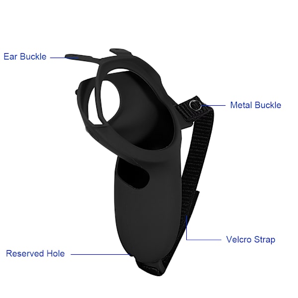 Skydd för VR Oculus Quest 2 kontroller 1 par Svart