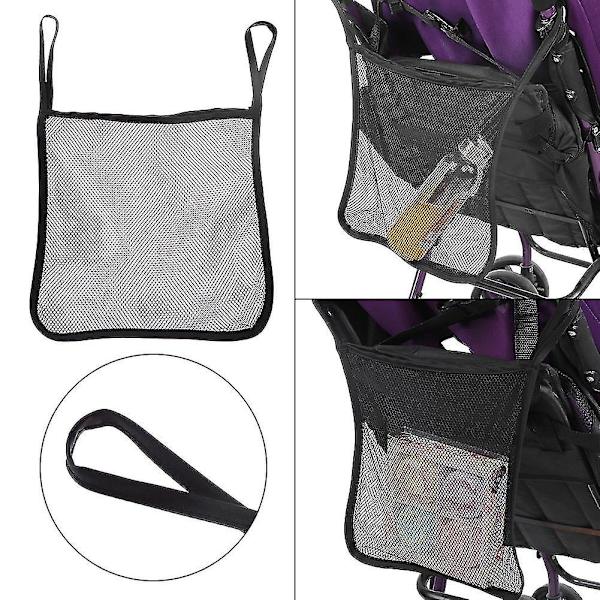 4 stk Baby , Polyester Hengebarnevogn Mesh Vesker Organizer 11,8\"x11,8\" (svart)