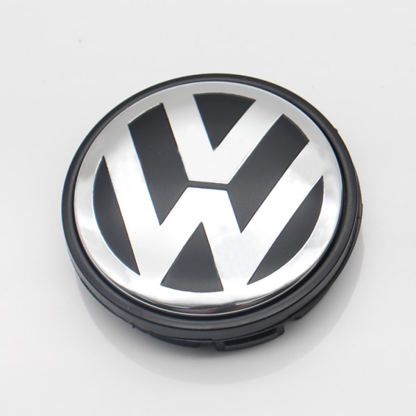 4 stk Navkapsel Logo Passer for VW 56mm