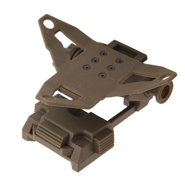 Night Vision Hjelmmontering Foldbar Justerbar Simpel Betjening Bred Kompatibilitet Nylon NVG Montering til PVS15 PVS18 GPNVG18 Tan