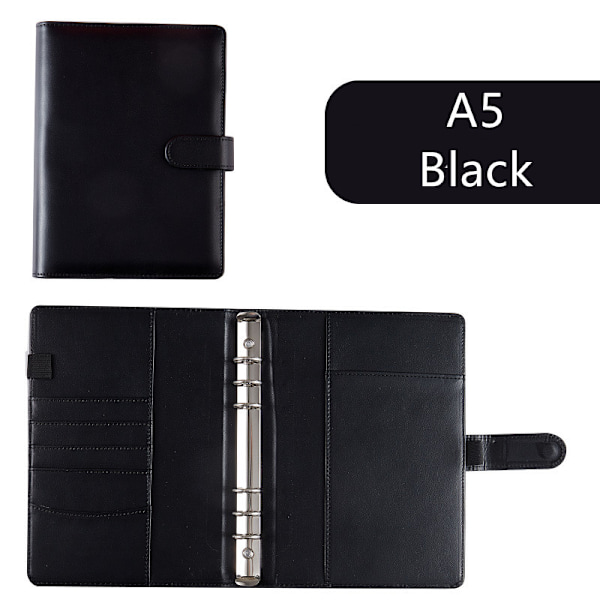 A5 Cover Løsbladomslag Cover Cover Cover Black