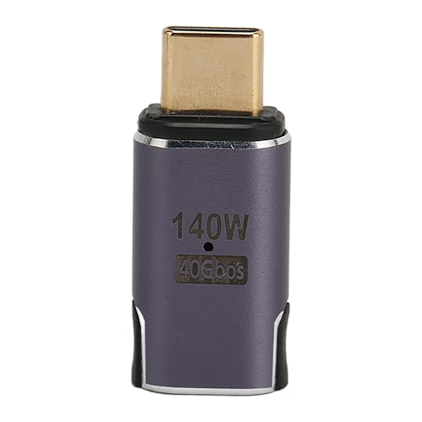 Typ C Magnetisk Adapter 140W Snabbladdning 8K 40Gbps Överföring 24 Pin Rak Magnetisk Adapter