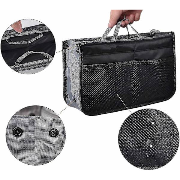 Håndtaske Organizer Indsats Til Håndtasker Taske Organizer Indvendig Tote Lommebog Dame Sygeplejerske Nylon13 lomme