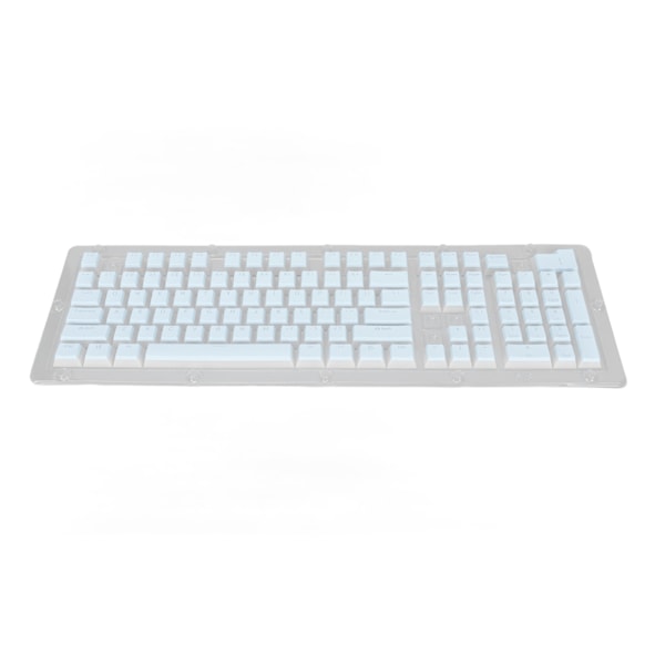 PBT Keycaps Høy Lav Layout Dobbelt Lag 2 Farger 108 Taster Mekaniske Tastaturer for 61 87 104 108 Tasters Tastatur Blå
