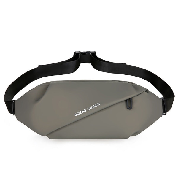 Män kvinnor Fanny Pack Midjeväska Mobiltelefon Herr Casual Fashion Sports Messenger Dark gray Average size