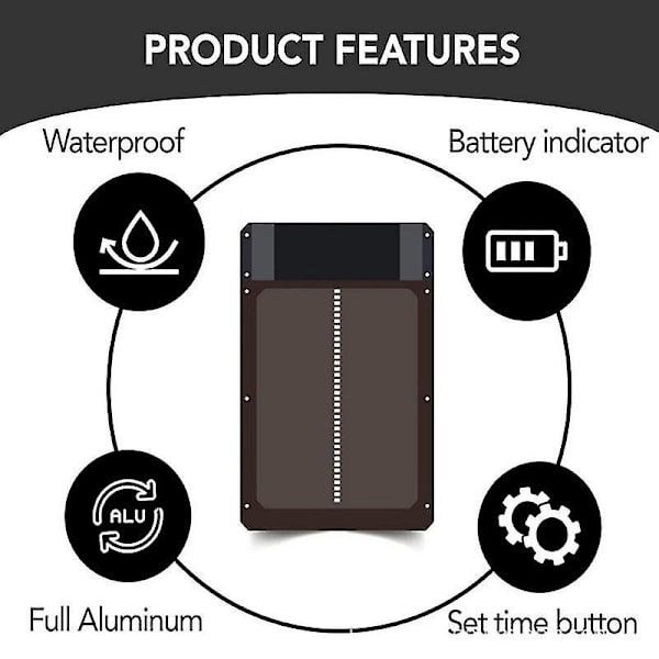 Automatic Chicken Coop Door Opener ,light Sensing Automatic Chi BROWN