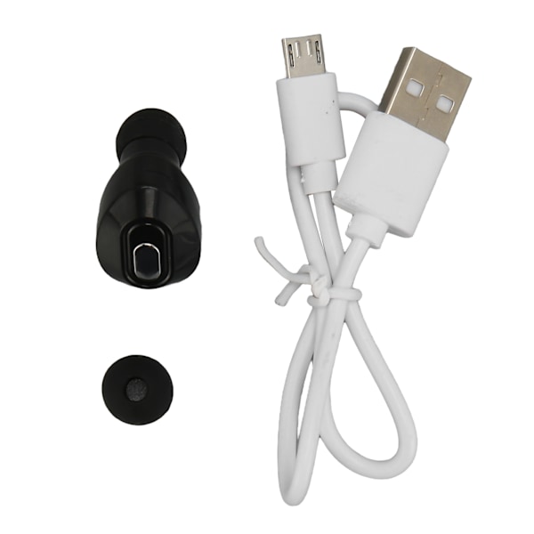 Enkel Hörlur Mini Bluetooth 5.3 Enkel Hörlur IPX5 Vattentät Enkel Trådlös Hörlur för Företag Sport Svart