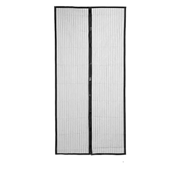 Insektnet Dør 100x210 Insektbeskyttelse Sort Magnet Myggenet Sort