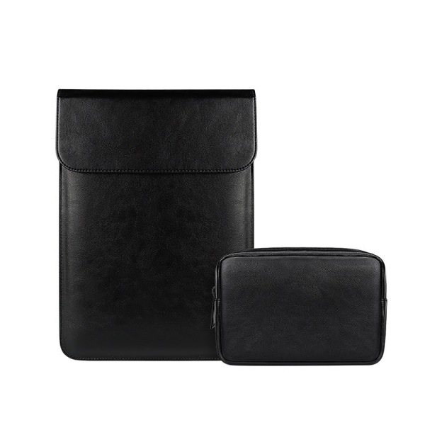 Etui for 11 12 13 14 15 17 tommer for MacBook Huawei Surface bærbar PC No029 black with packet 14.1-15.4(Macbook16)inch