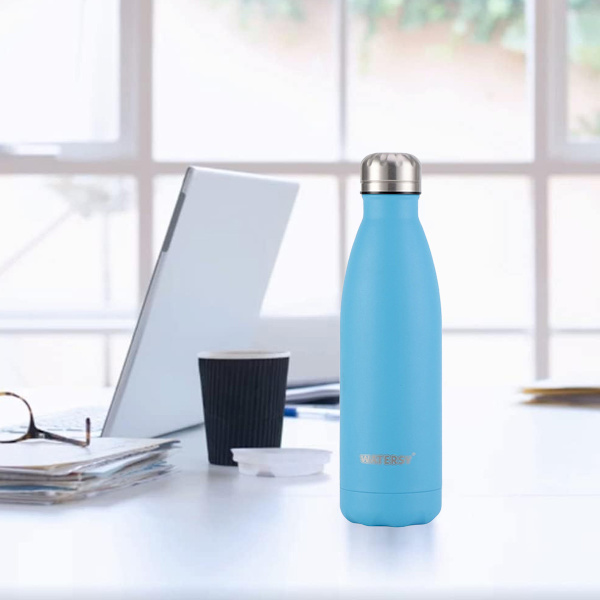 Rustfri vannflaske 500ml, egnet for kullsyre