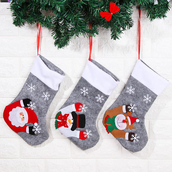 Julstrumpor Julgodispresentpåse JULTOMTTEN